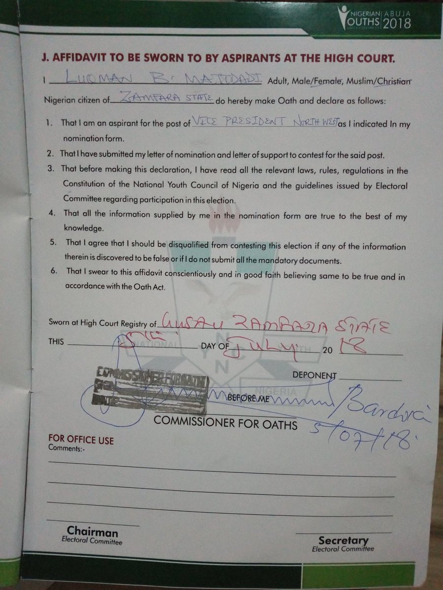 RepLBMajidadi's tweet photo. I wish to formally notify you that I have been screened for election to the office of National VP North West in the coming NYCN National Congress and wish to formally request for your kind support and prayers in this mission to #SaveOurTomorrow
I thank @Belshagy for the support https://t.co/nE1HhlkqMW