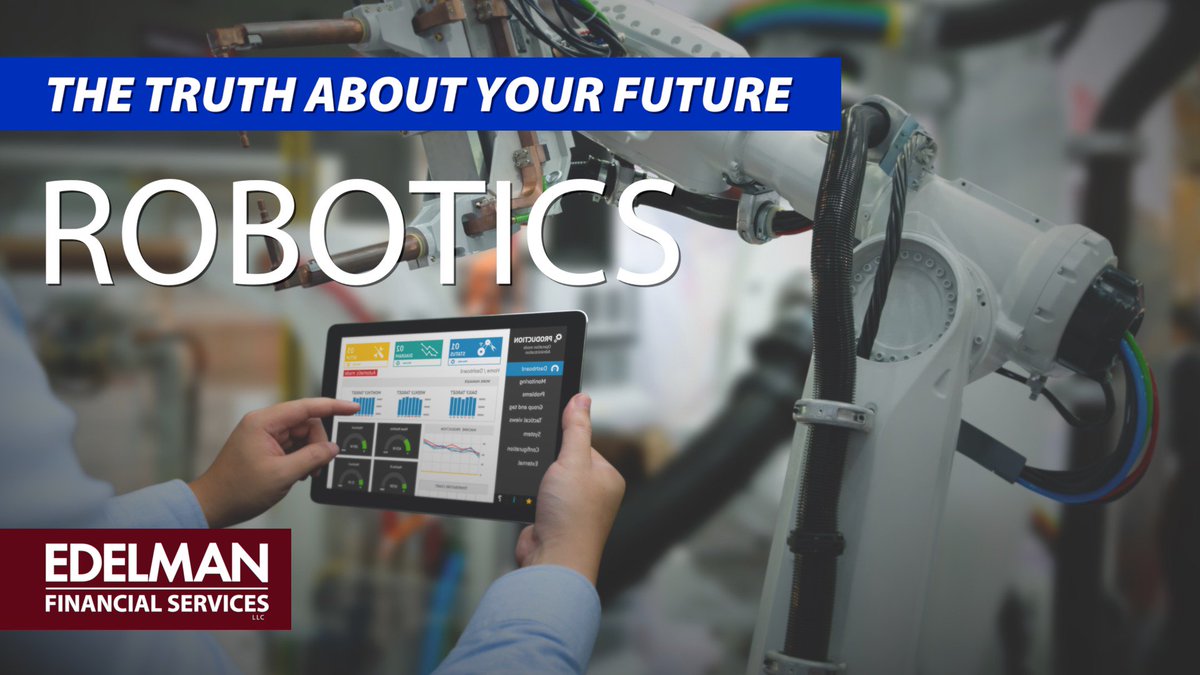ricedelman's tweet photo. #Robotics is the fastest-growing industry in the world. There are #PersonalBots, #MilitaryBots. They’re even used in health care. Watch and see! https://t.co/WdEaY8WzIn https://t.co/LDP9ZnuxWr