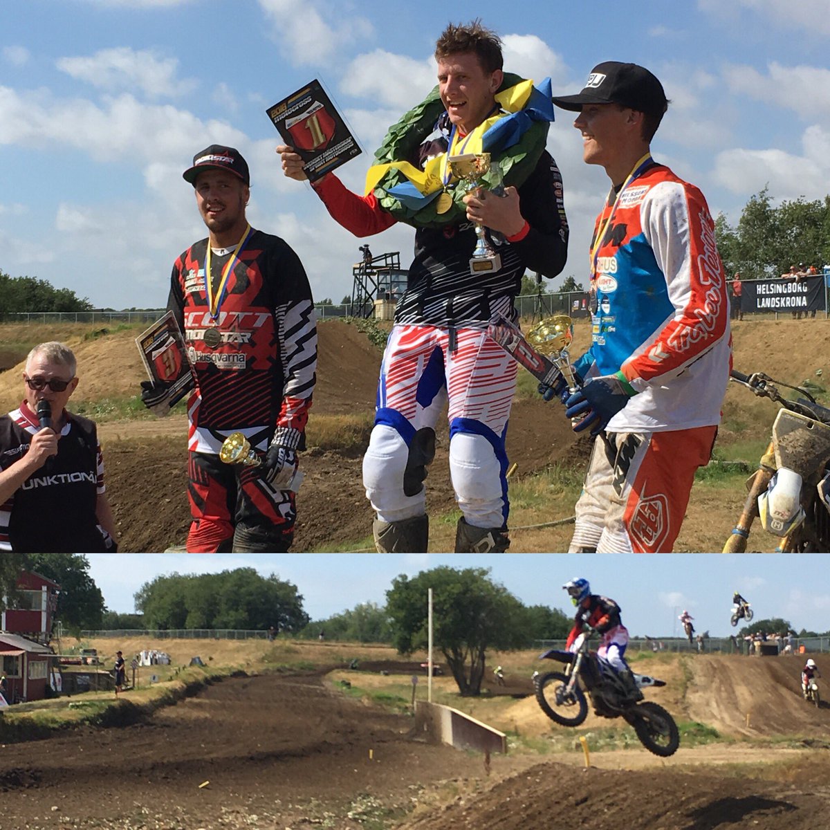 svemo_se's tweet photo. Grattis Filip Bengtsson till SM-guldet i #motocross #sprint 😀🏆 https://t.co/xuAxPWt32e