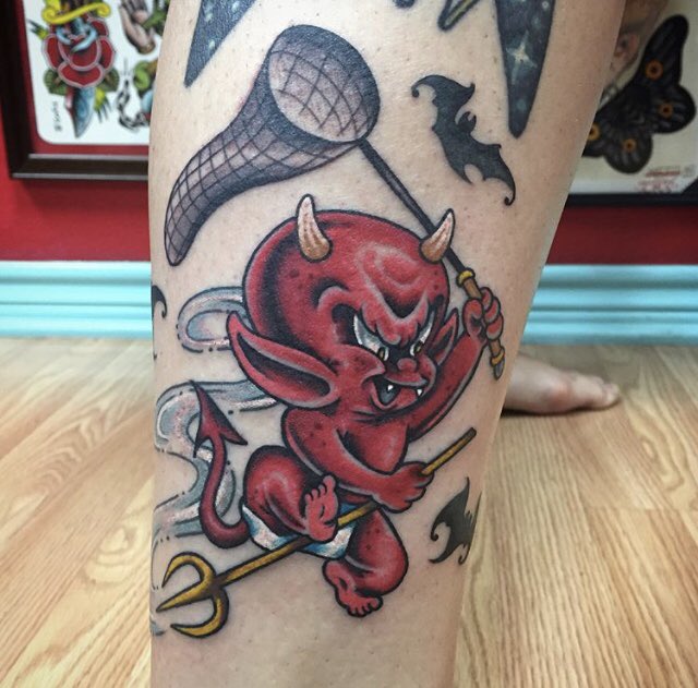 baby devil tattoos