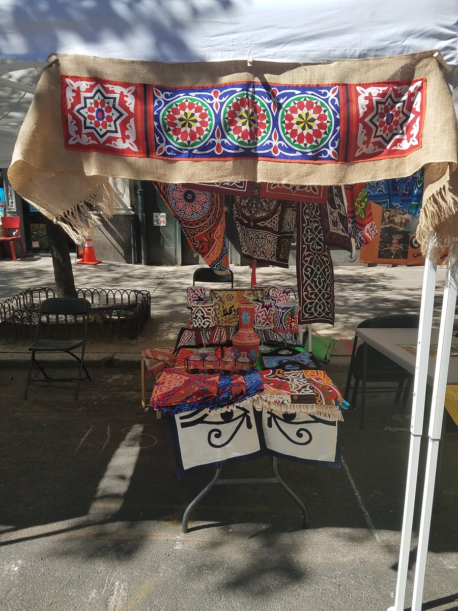 Cairo67Unedited's tweet photo. My lovely @Hebaatthezoo is gracing the 16th annual #Arab Festival in the Village till 4p today at Great Jones st. , between Broadway and Lafayette.
Come join us and celebrate Islamic design #NotoMuslimBan https://t.co/hnyETSk5uD