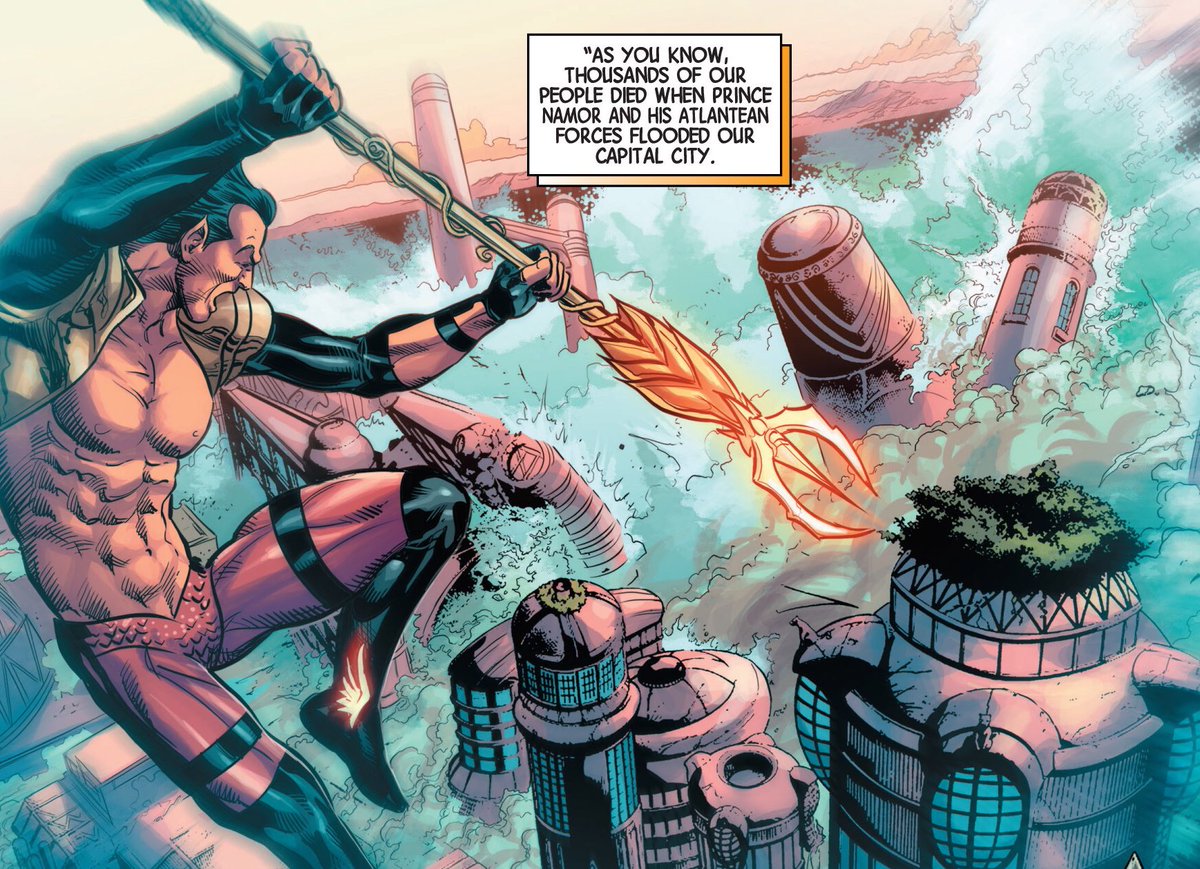 Klaws of Wakanda ar Twitter: “3. Things greatly escalated between the two when Namor—who learned that a mutant was being held on Wakandan soil—summoned Atlantean forces and launched a blistering attack, killing