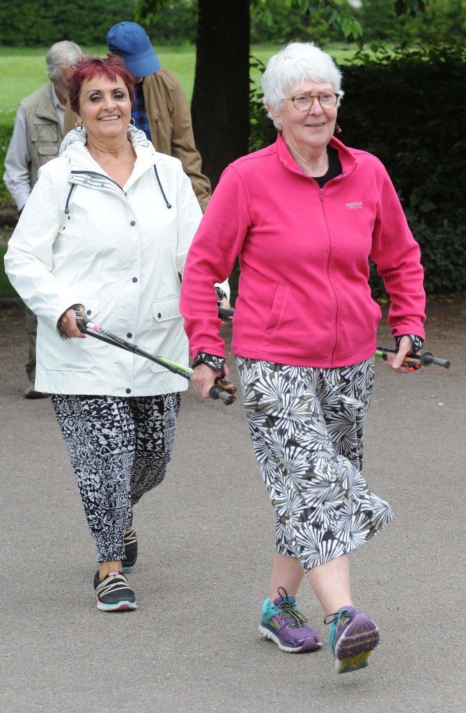 foreveractivEH's tweet photo. If you have weak joints &amp; back pain a new beginners #Nordic walking class in #Ware could really help. https://t.co/rZnrR3qLwd Ideal for people over 50 who haven't been active in a while. https://t.co/TqvN2xkzc6