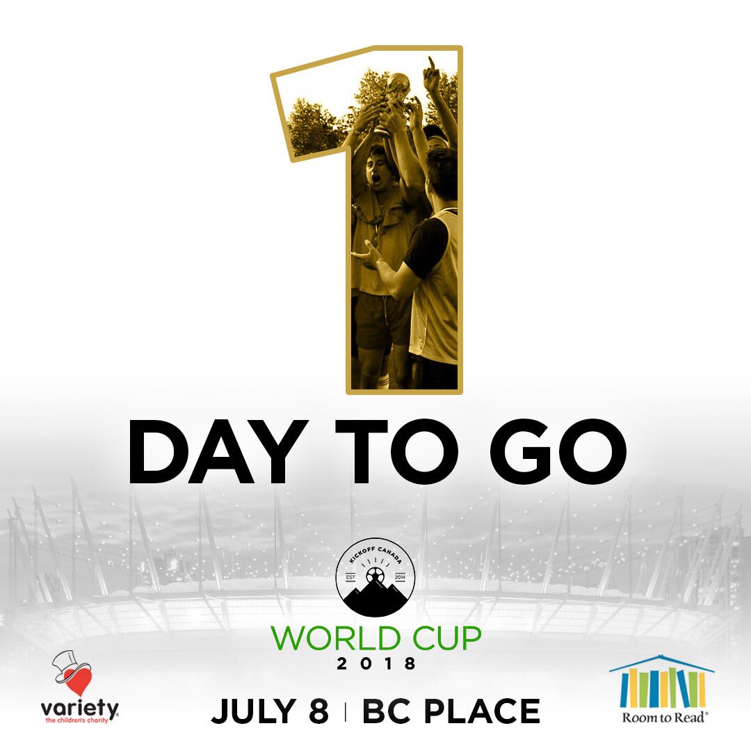 KickOffCanada's tweet image. We hope you’re ready, big day is tomorrow 👏👏👏👏