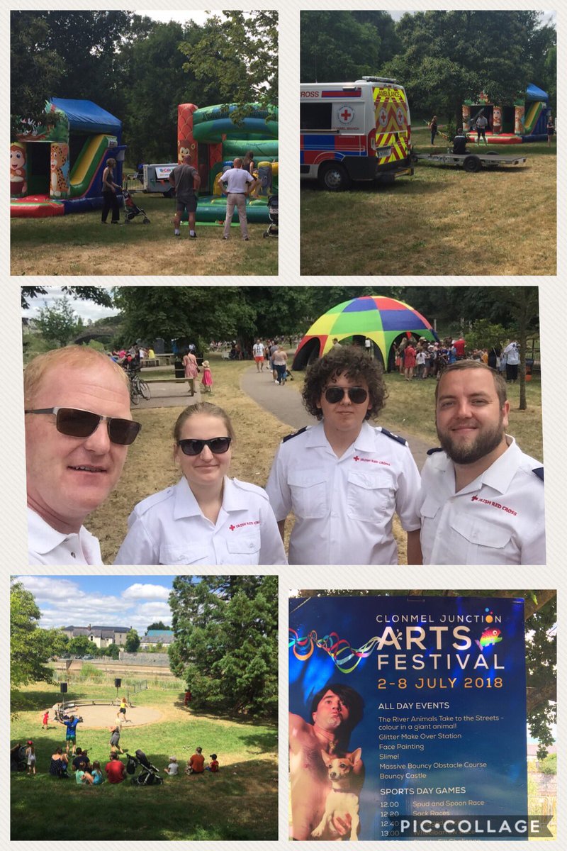 Day 4 of providing cover <a href="/clonmeljunction/">Clonmel Junction Arts Festival</a> Festival, many thanks to all our #volunteers for their time commitment this week🚑🚑 #Clonmel #Tipperary #PowerOfKindness