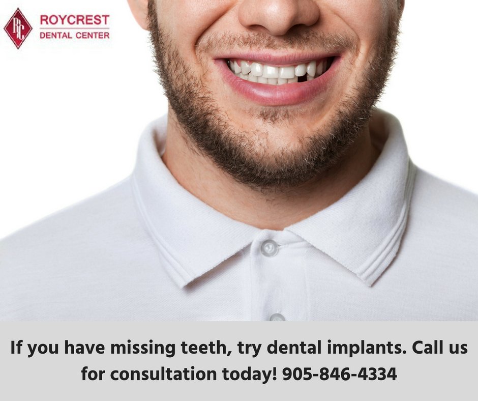If you have missing teeth try dental implants. Call us for consultation today! One call can change your life!
.
.
.
#dentalimplants #implants #roycrestdental #dentist #dentistry #dentalconsultation #missingteeth #brampton #canada