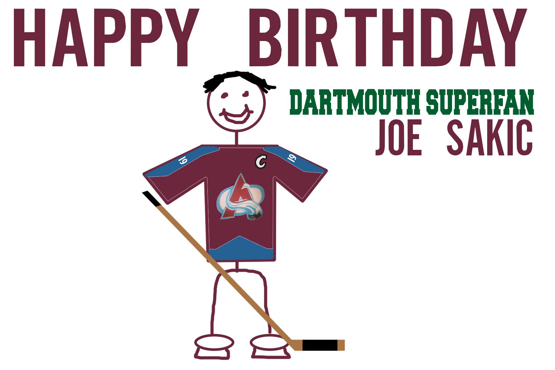 Happy Birthday to Joe Sakic, a staple of press boxes across the league! 