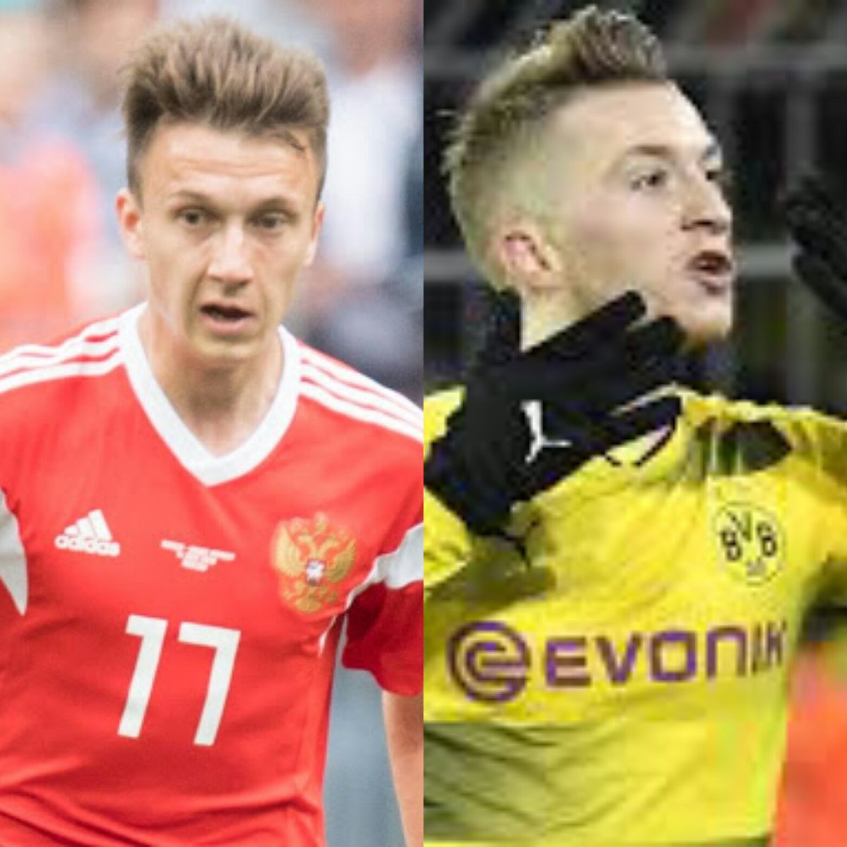 MadeInAcmeCo's tweet image. #AleksandrGolovin es idéntico a #MarcoReus