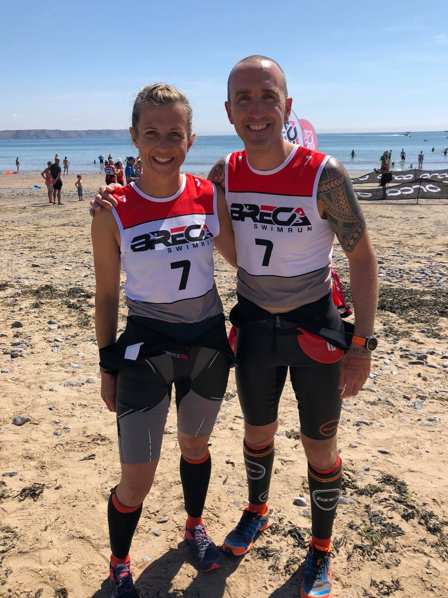 rubybloo's tweet photo. First attempt at a swim/run event in beautiful Wales for the @BrecaSwimrun @Brecagower Awesome event, lots of lessons learnt, 7th team overall and 2nd mixed team. Wearing @HUUBDesign Amphibia. #swiminyourshoesruninyourwetsuit #brecagower https://t.co/B09leKLGTv