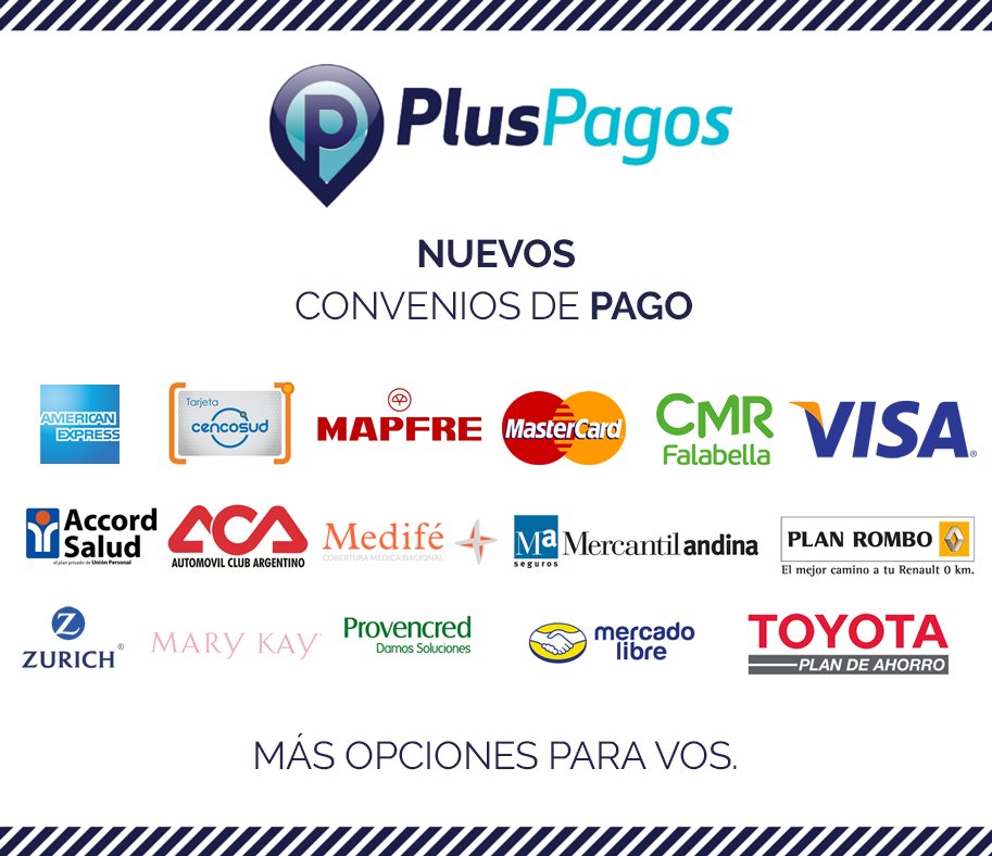 PlusPagos's tweet image. ¡MÁS CONVENIOS DE PAGO!
Sumamos más de 6000 convenios a nuestra plataforma de pago.
+ INFO: ow.ly/4nt780