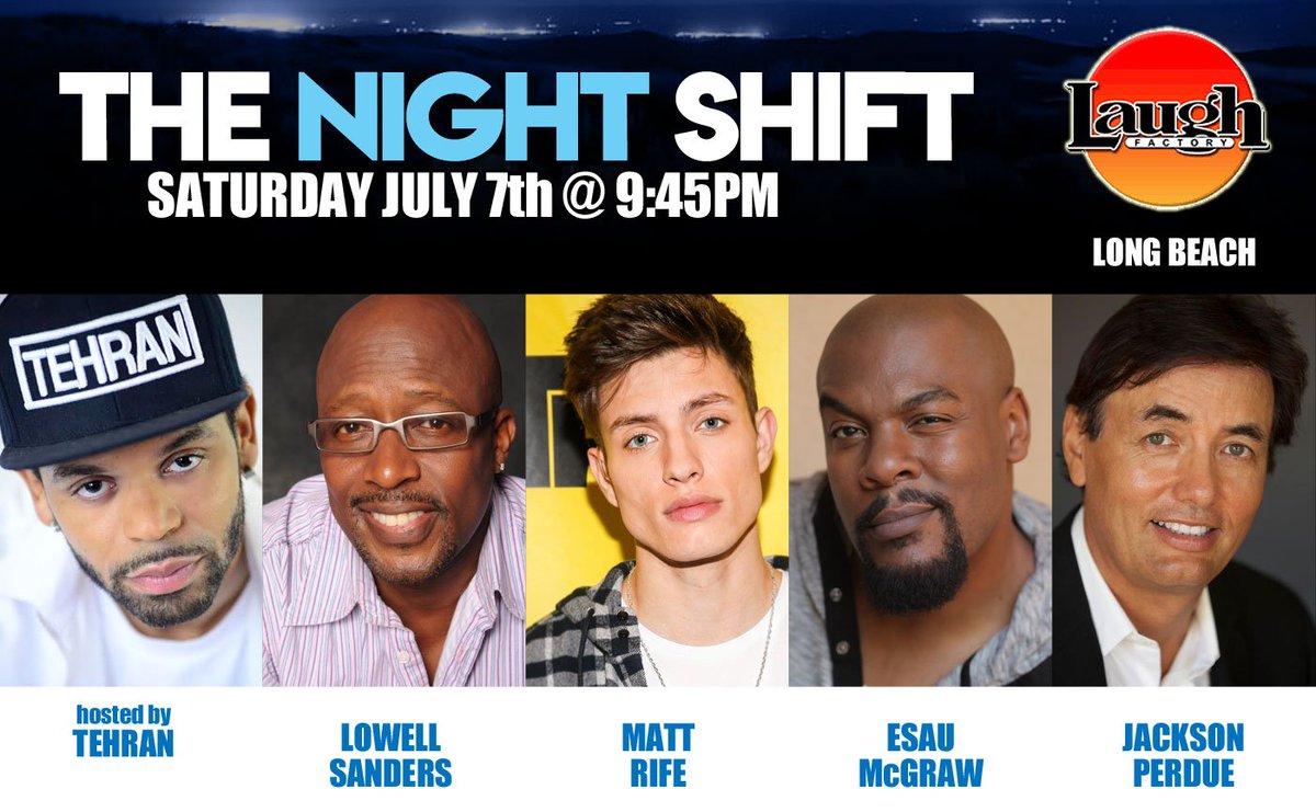 Laugh Factory: Long Beach (@laughfactorylbc) on Twitter photo #comedy #LB #LongBeach #TheLaughFactory #Saturday <a href="/IAmTehran/">IG: @IAmTehran</a> <a href="/lowsanders/">Lowell Sanders</a> @ItsMattRife <a href="/EsauMcgraw/">1960 What? 1960 Who?</a> Jackson Perdue - GET TICKETS: laughfactory.com/clubs/long-bea… #comedy #LB #LongBeach #TheLaughFactory #Saturday <a href="/IAmTehran/">IG: @IAmTehran</a> <a href="/lowsanders/">Lowell Sanders</a> @ItsMattRife <a href="/EsauMcgraw/">1960 What? 1960 Who?</a> Jackson Perdue - GET TICKETS: laughfactory.com/clubs/long-bea…