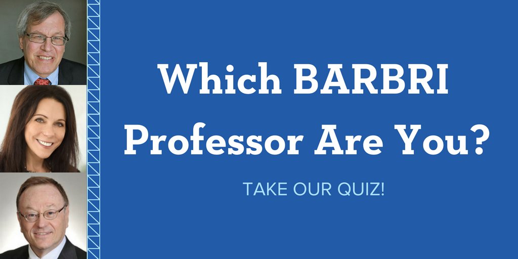 barbri's tweet photo. Time to have some fun! Which #BARBRI professor are you? Get ready, get set, go: https://t.co/qa4K6VaGY6 #TeamChemerinsky #TeamFranzese #TeamSchechter https://t.co/Uksxb0QIPc