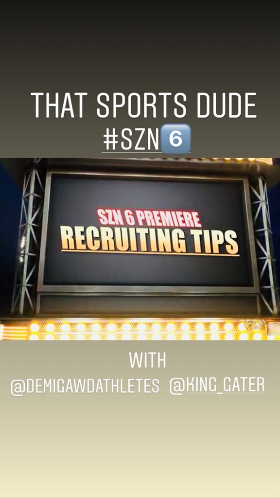 Catch <a href="/YungGater/">L. Gater</a> &amp; <a href="/Demigawds1/">Demigawd Athletes 🔱</a>’s Coach Lee Baker on the SZN6️⃣, #Recruiting focus, premiere of #ThatSportsDude‼️‼️ 

Tonight @ 7️⃣pm, only on TSDN‼️
