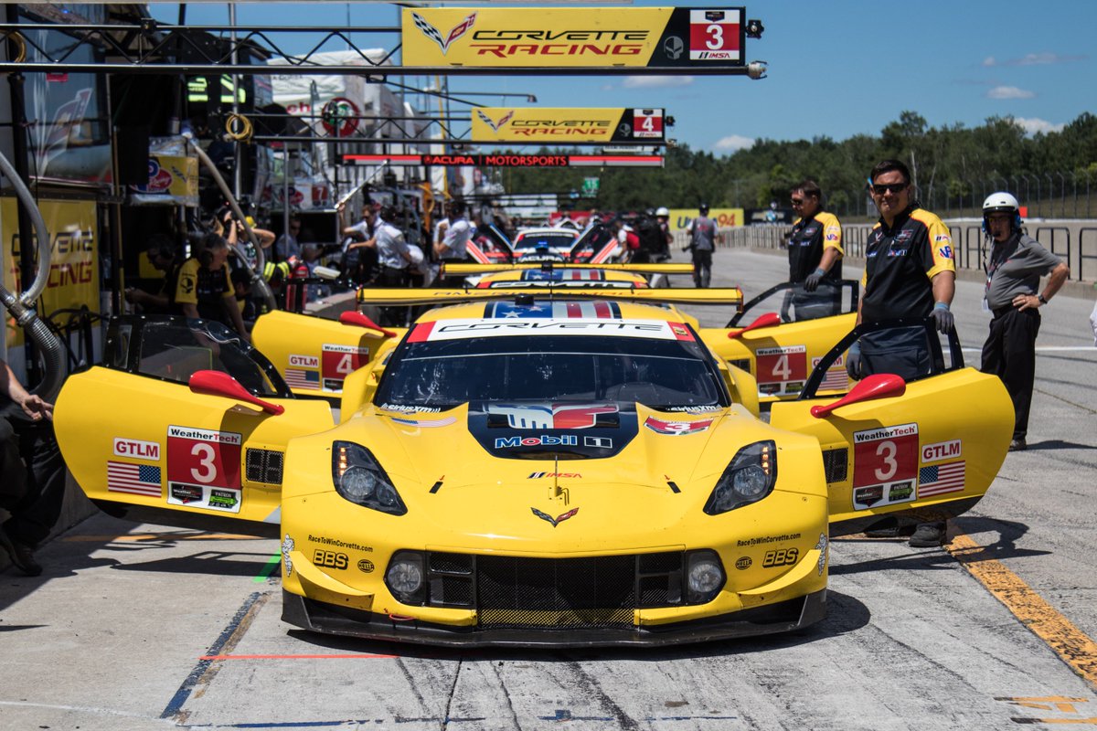 CorvetteRacing's tweet photo. Scenes from @CTMPOfficial, Saturday Edition. Back on track tomorrow morning at 9:50a ET for @IMSA warmup #Corvette #C7R #Z06 #Mobil1SCGP @TeamChevy https://t.co/jwKzBzZ5rs