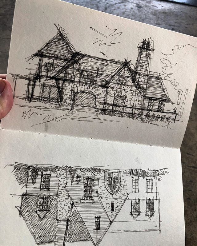 tscarlisle's tweet photo. All these scribbles eventually turn into something...#architectlife #handsketch #residentialdesign https://t.co/x26hHM26Oo https://t.co/kjoc6y77LO