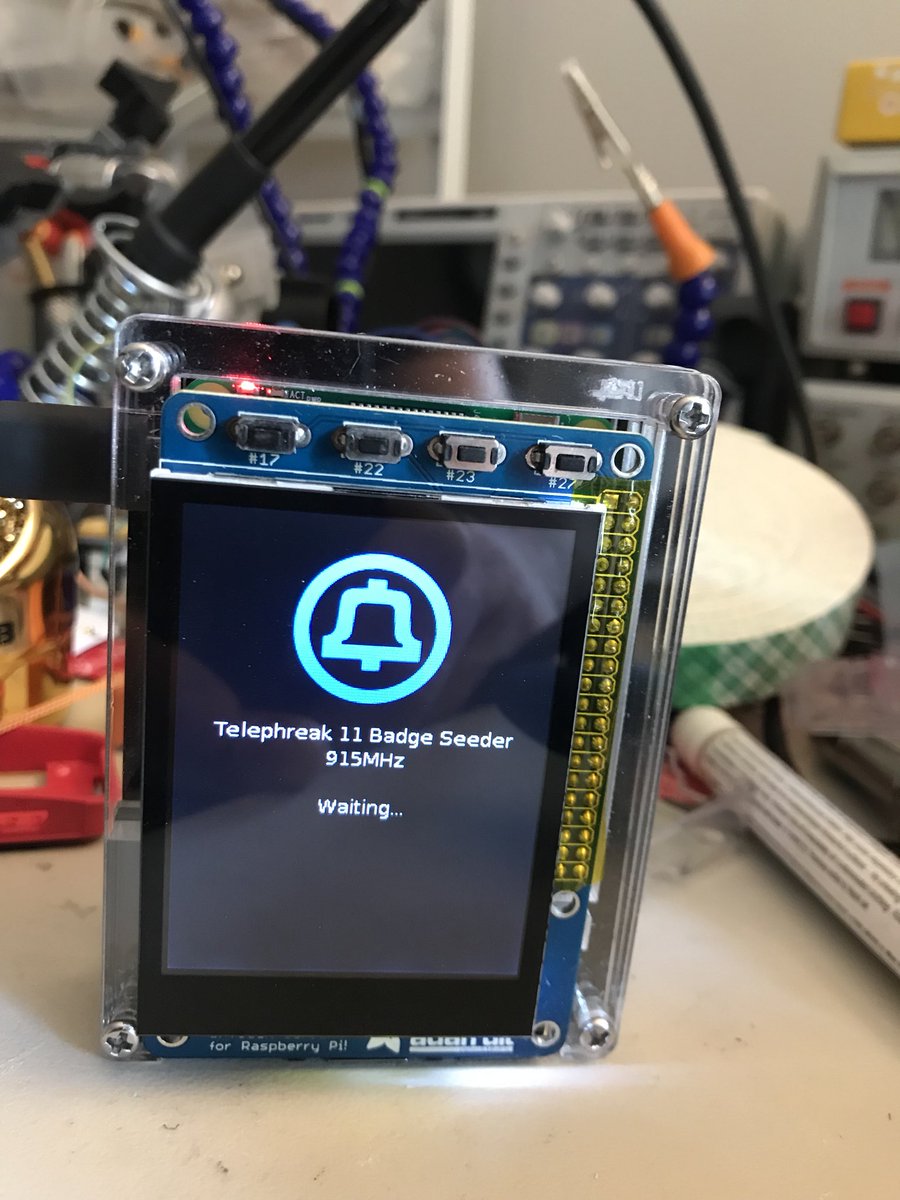 DominoTree's tweet photo. I have no idea what this thing does.
@TelephreakBadge #badgelife #telephreakparty #defcon #contrash #showercon https://t.co/dQD4wNJOIN