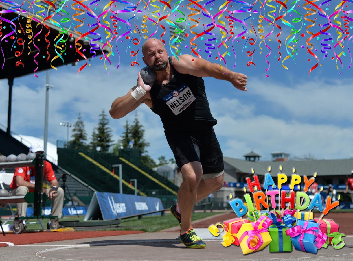 Wishing an awesome Happy Birthday  to big-time athlete-rights advocate Olympian Adam Nelson! 