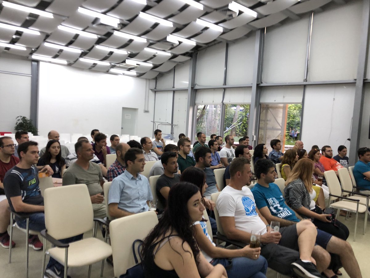 gochev's tweet photo. #javabeer Bourgas, Bulgaria in Action ! Thanks to @ScaleFocus for the event ! @bgjug https://t.co/y1Tgtq56qR