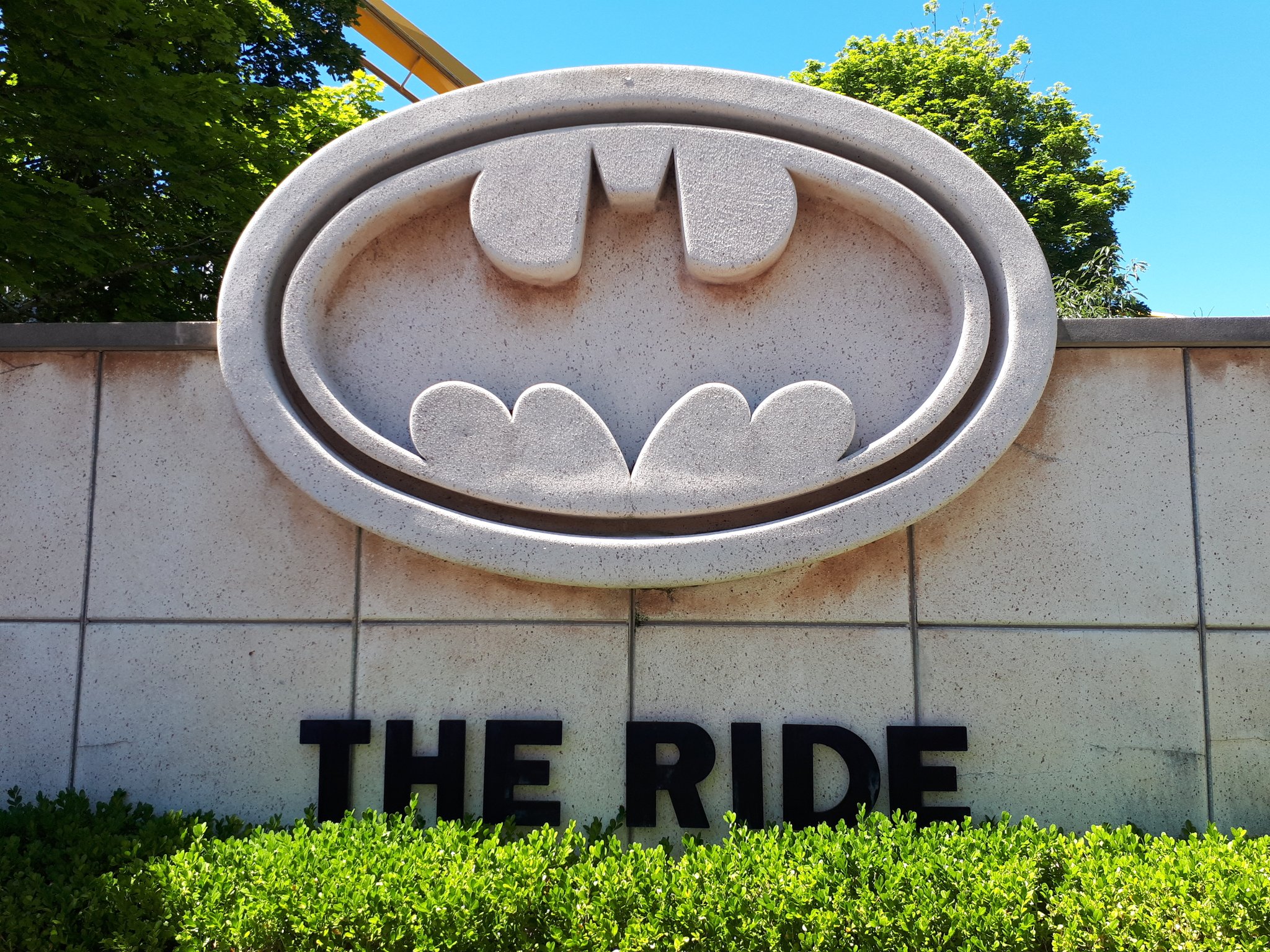 Batman Roller Coaster Entrance