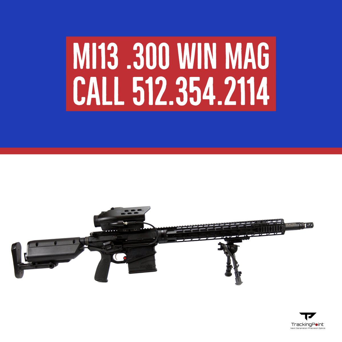trackingpoint's tweet photo. Savings Saturday! Mi13 Bundle: #300WinMag, Gen2 #NightVision Kit, 3 yr warranty, &amp; hard case! ALL of July - CALL for details!!!! https://t.co/EXG1caQYbk