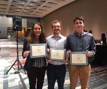 Three WWU students won first place at the Air and Waste Management Association’s 11th Annual International Environmental Challenge Competition in  June. Congrats to Jeffery Pratt, Liam Moser &amp; Jade Shallcrass! ow.ly/L7Ud30kOY8n