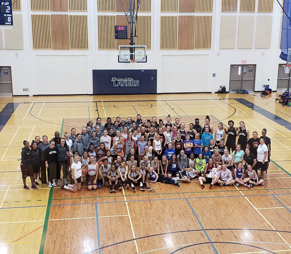 KatieHssm's tweet photo. If you build it, they will come. Thank you to @obabball coaches and athletes for such a special experience today. Myself and the athletes appreciate it. #northball #teamOfam #golakers #ourway https://t.co/GojPP3BggU