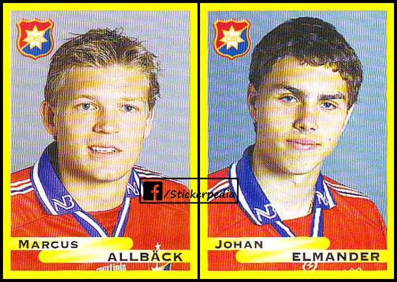 Stickerpedia1's tweet image. #Orgyte 1998/99
#Allback #Elmander