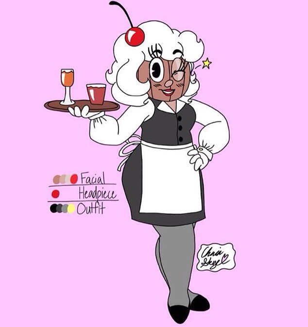 that_smol_nugg's tweet photo. Rootie Float, my Cuphead FC (current design I'm keeping for her): she works as a waitress at the Casino. I will have more details about her when I can fully decide what to do with her for this series.
Btw I drew this a while back :3
#cupheadfc #rootiefloat #myfc https://t.co/YQJgINz0zG