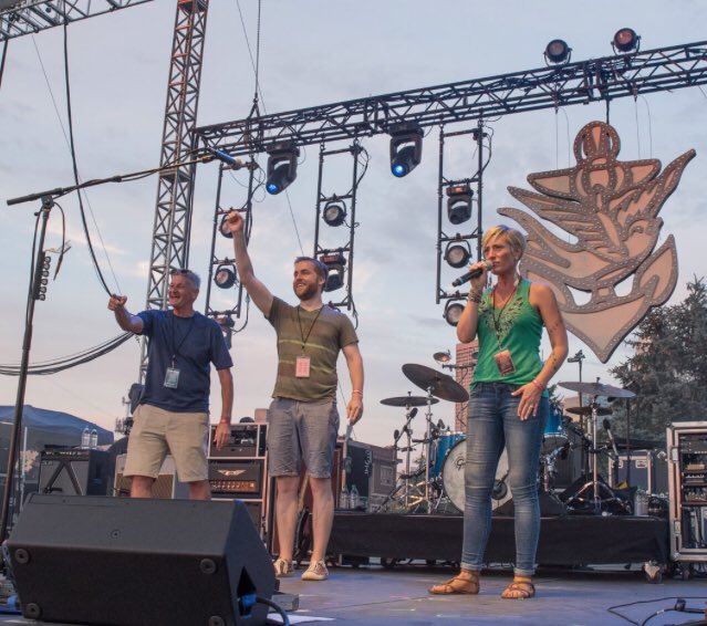 Greg Thunder (@gregthunder97) on Twitter photo Night one in the books! @KeriandGreg And #Cities97BBP ready for <a href="/BasilicaBP/">Basilica Block Party</a> night number two! <a href="/andygrammer/">Andy Grammer</a> <a href="/judahandthelion/">Judah & the Lion</a> <a href="/bornsmusic/">BØRNS</a> @CAKEMUSIC <a href="/ThirdEyeBlind/">Third Eye Blind</a> ALL still tonight. Tickets available and everything you need to know is right here: ihr.fm/2znFQuC Night one in the books! @KeriandGreg And #Cities97BBP ready for <a href="/BasilicaBP/">Basilica Block Party</a> night number two! <a href="/andygrammer/">Andy Grammer</a> <a href="/judahandthelion/">Judah & the Lion</a> <a href="/bornsmusic/">BØRNS</a> @CAKEMUSIC <a href="/ThirdEyeBlind/">Third Eye Blind</a> ALL still tonight. Tickets available and everything you need to know is right here: ihr.fm/2znFQuC