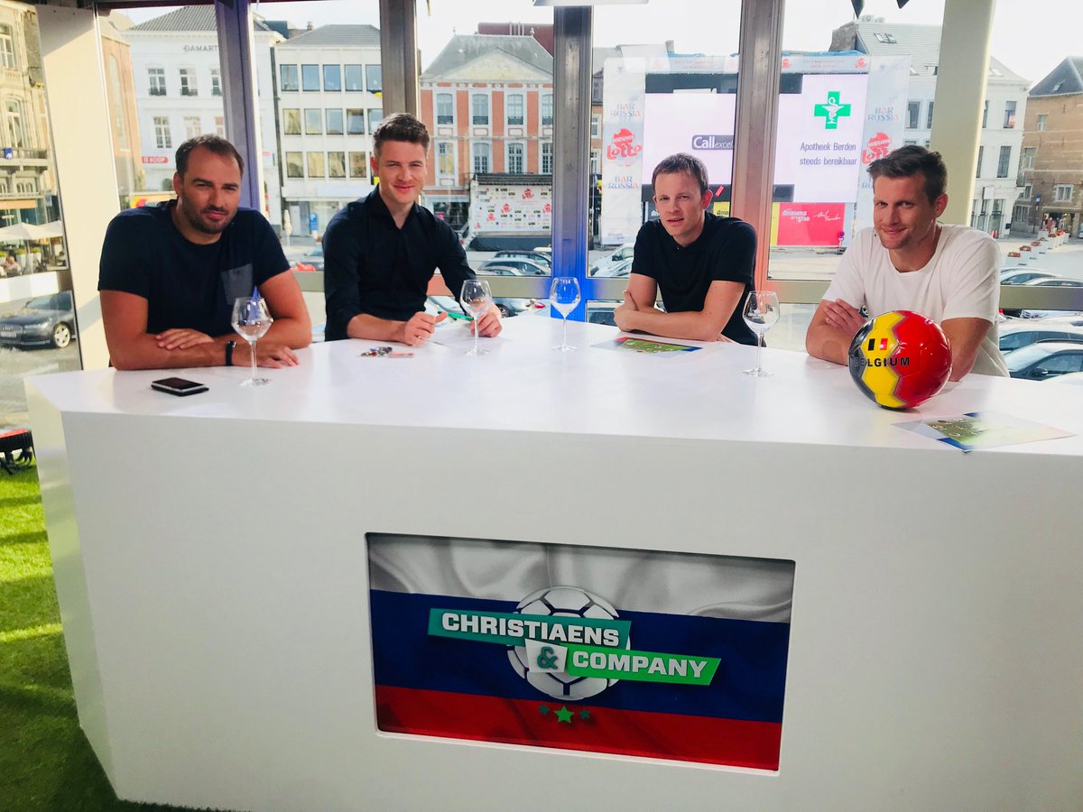 C&amp;C #21
⁦<a href="/jeltemaan/">Jelte Maan</a>⁩ (⁦<a href="/VCGREENYARDMsk/">VC GREENYARD Maaseik</a>⁩)
⁦<a href="/VEuvrard/">Vincent Euvrard</a>⁩ 
⁦<a href="/StijnStijnen1/">Stijn Stijnen</a>⁩ 
🇧🇪⚽️
⏰19u30
📺<a href="/tvlbe/">TV Limburg BE</a> 
#WorldCup