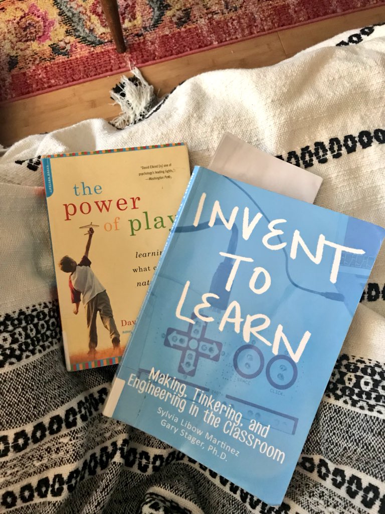 “Playrooms and games, animals and plants, wood and nails must take their place side-by-side with books and words.” -Angelo Patri 

#SummerReads 📚#PlayBasedLearning #Inquiry