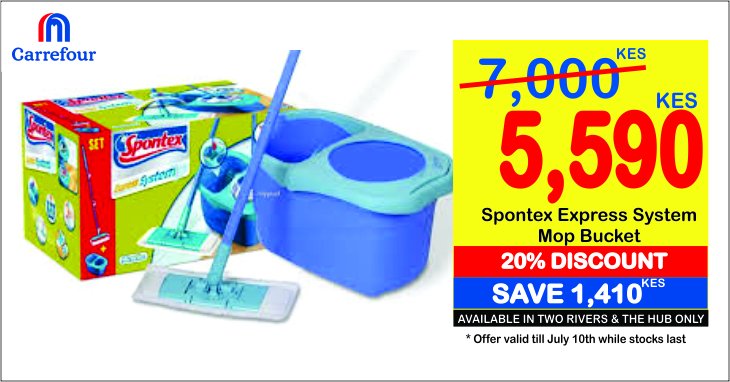 توییتر Carrefour Kenya در توییتر: «The express system mop bucket allows you to effectively rinse and wring your mop, making house cleaning easier, faster and better. Get it at a