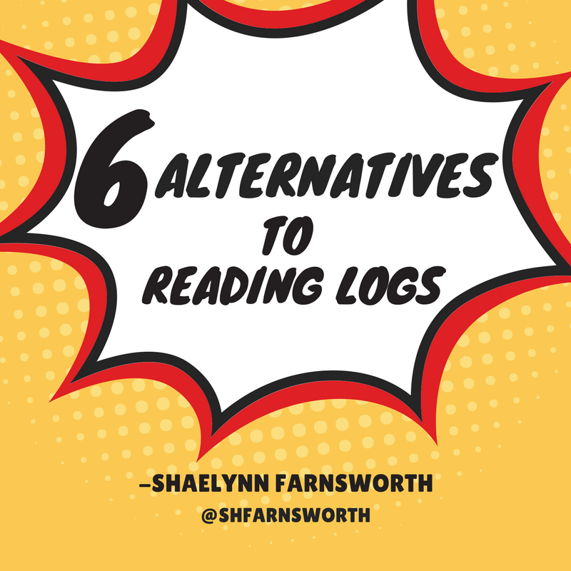alicekeeler's tweet photo. 6 Alternatives to Reading Logs by @shfarnsworth - https://t.co/qJgLVwmmsb https://t.co/CaXxuTIYh8