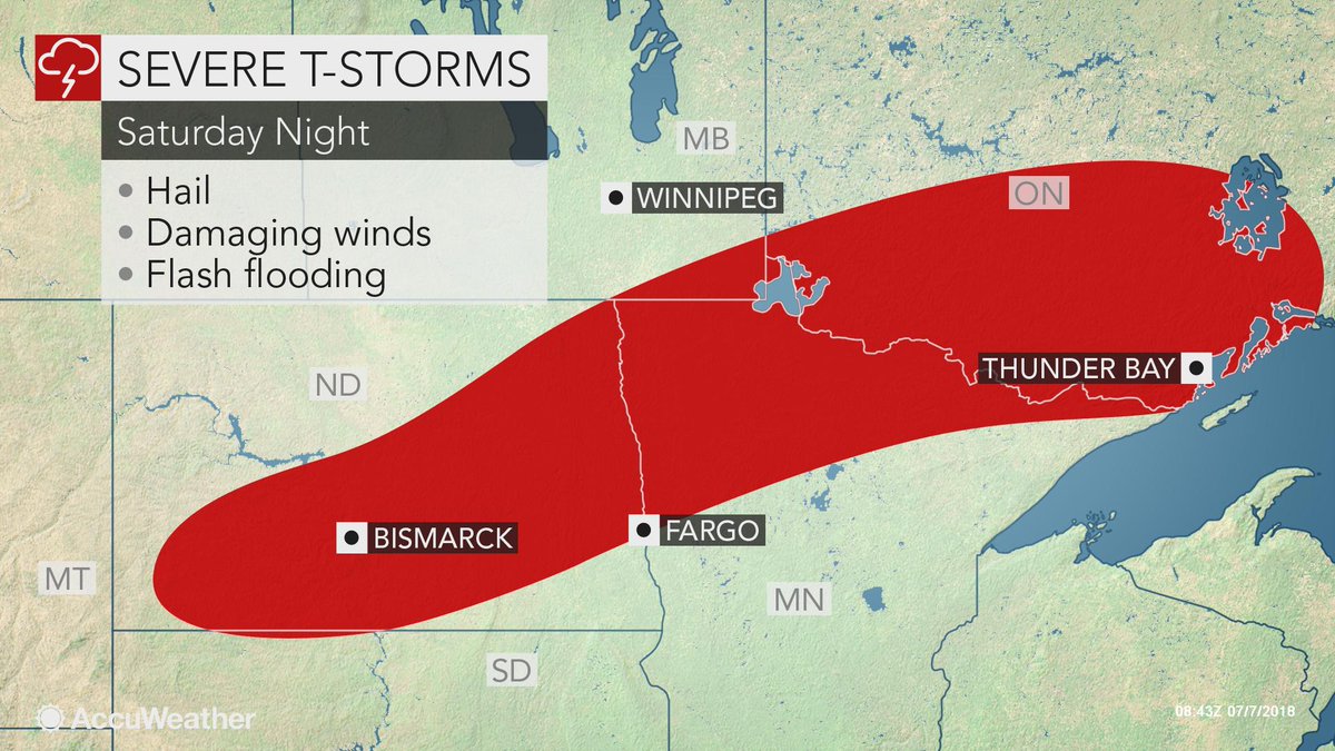 Heat surging back over the High Plains will help to fuel severe weather