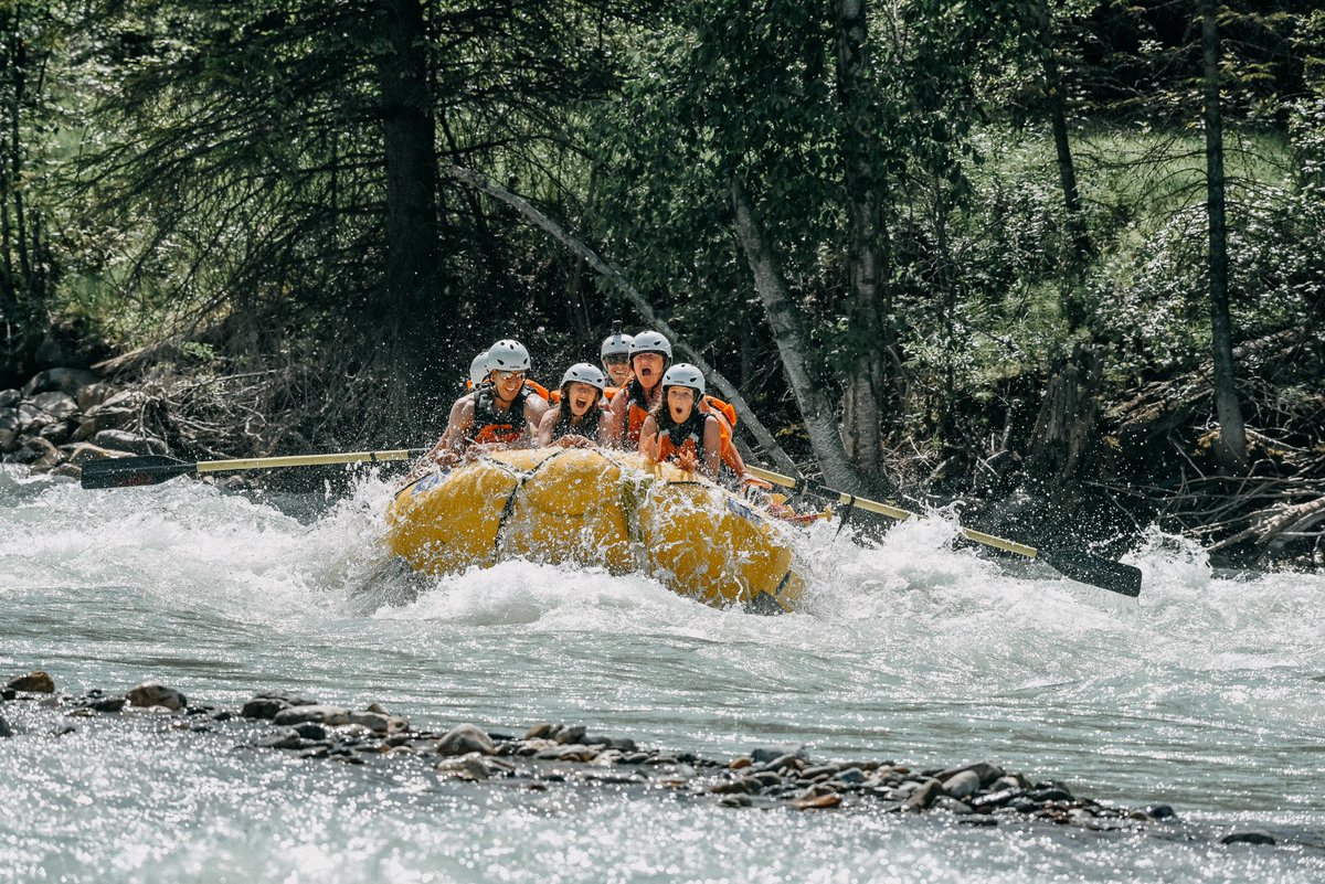 Face shots anyone? 

Some of our crew from yesturday who helped make our day so successful!
We are so thankful to each one of our guests who choose to raft with us and even more appreciative to our returning rafters! THANK YOU for a great start to the season!