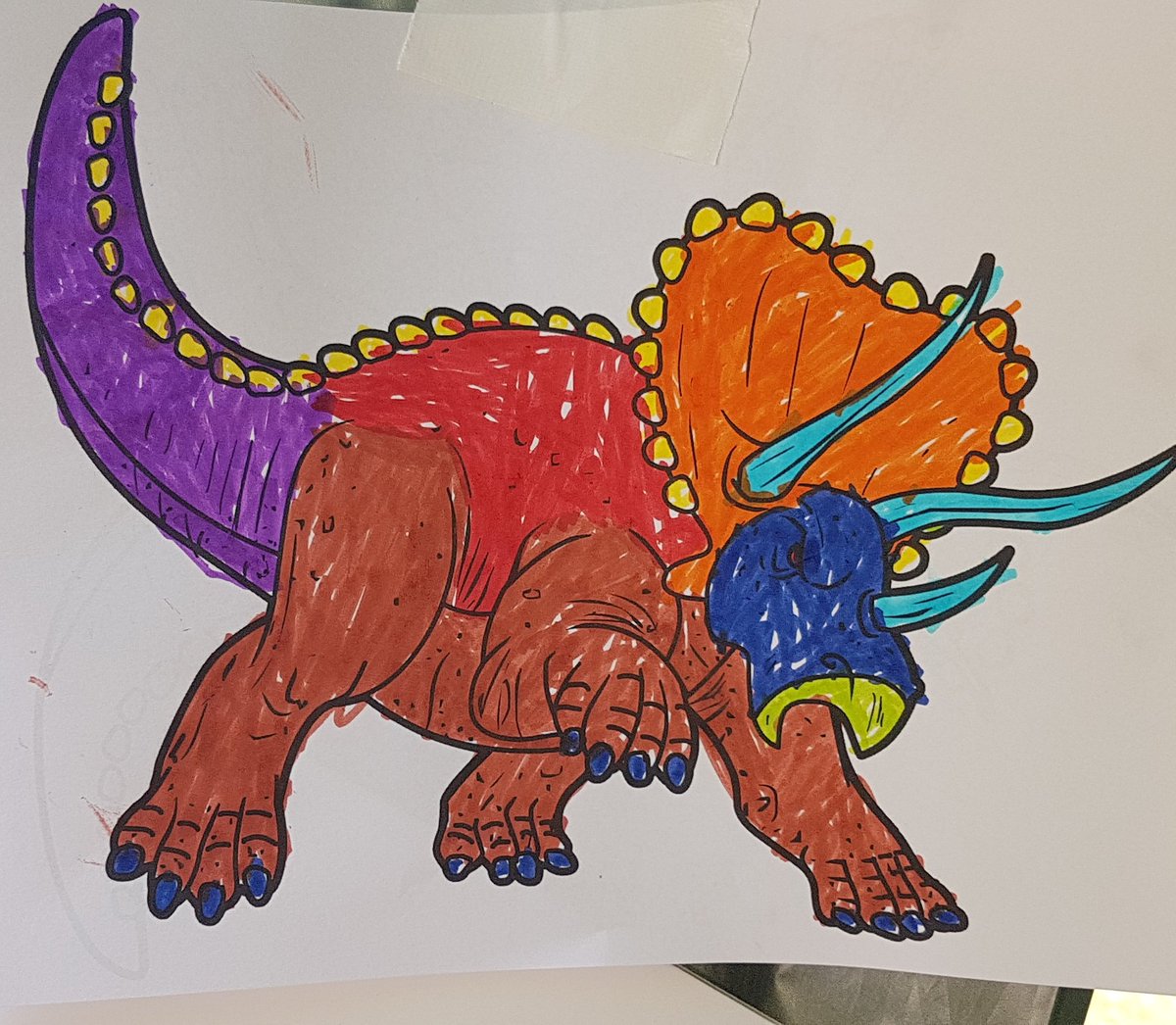 With some of the attending children we explored different architectural styles such as brutalism and neo-classicism through the medium of dinosaurs!