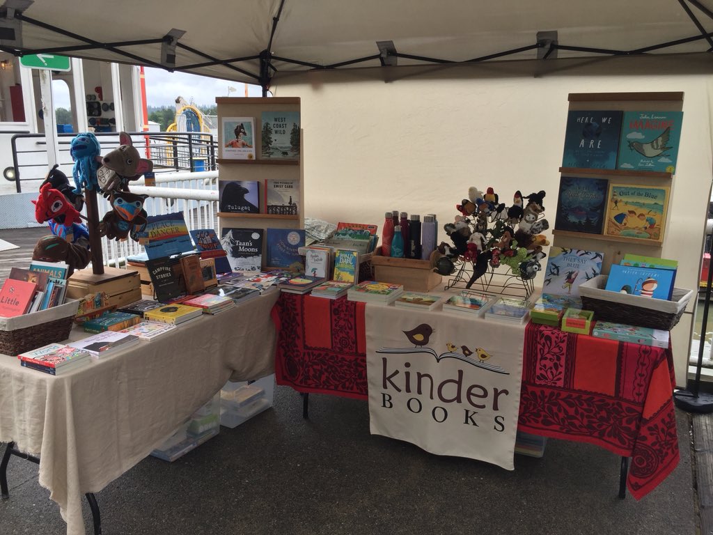 Join us at the River Market <a href="/rivermrkt/">River Market Archived</a> in New West today. We will be here until 9pm. Come and say hello! #childrensbooks #bookstore #indigenousbooks #buylocalbc