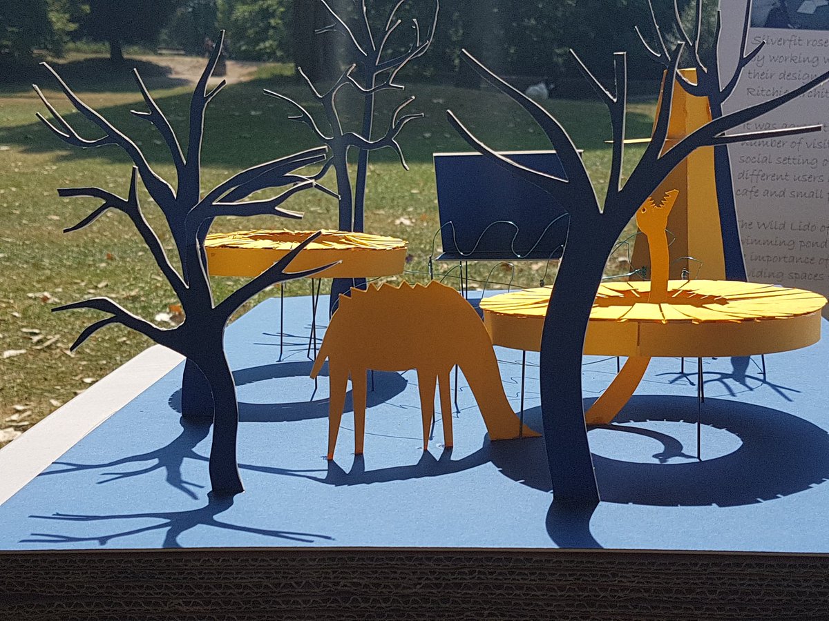 ArchitectureFo3's tweet image. These beautiful models represent the architectural designs that our community groups came up with as suggested new structures for Crystal Palace Park