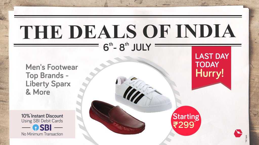 snapdeal shoes 299