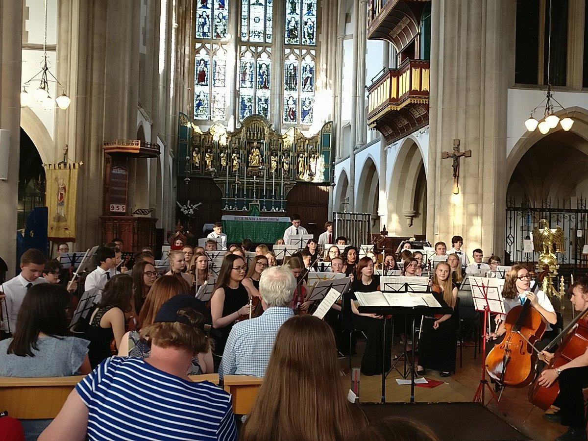 CcvgHso's tweet photo. Beautiful location at St. German's church, Splott, for the High Schools Orchestra Concert. https://t.co/iJzsuxFNUQ