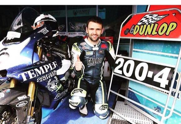 ColeraineChron's tweet photo. Terribly sad news this coming from the Skerries 100 this evening where William Dunlop has been killed in a practise accident. https://t.co/woO9AlLpkN