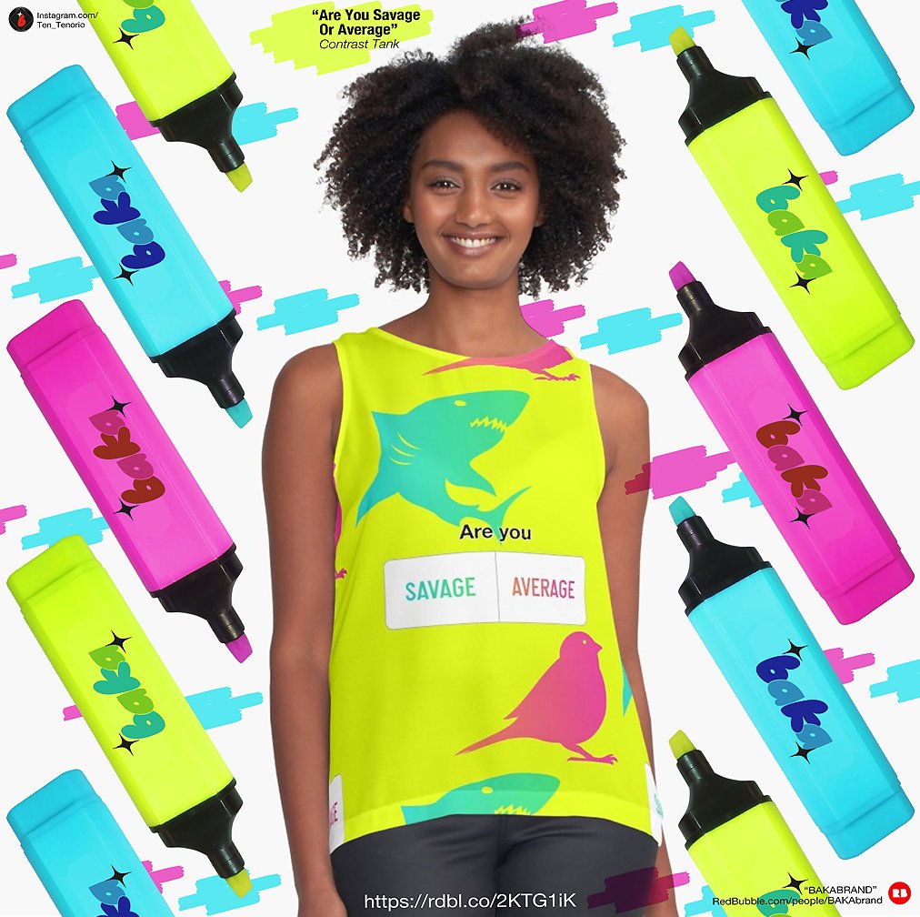 PootanInamo's tweet photo. "Are You Savage or Average"? Get it now on RedBubble!

https://t.co/jfOv8fpIRH

#motivation #inspiration #cuteclothes #girls #savage #bethebestyoucanbe #highlighter #colorpop #neon #flourescent #beseen https://t.co/hZ6bzkv0fH