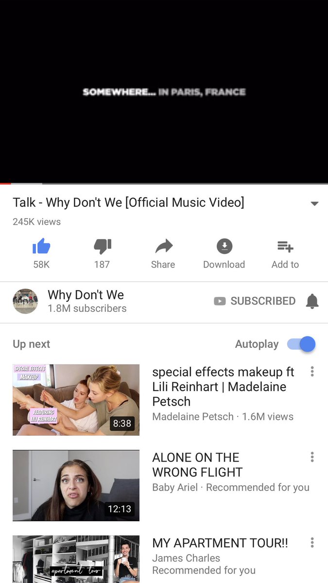 _M0ONSTRUCK_'s tweet photo. ITS BEEN 2 HOURS AND WE ALREADY HIT 245k VIEWS GUYS WHATTTTT!!!

#WDWTALK #WDATALKVIDEO 

@corbynbesson @JonahMarais @jackaverymusic @ImZachHerron @SeaveyDaniel @whydontwemusic https://t.co/K8PKQ86HUJ