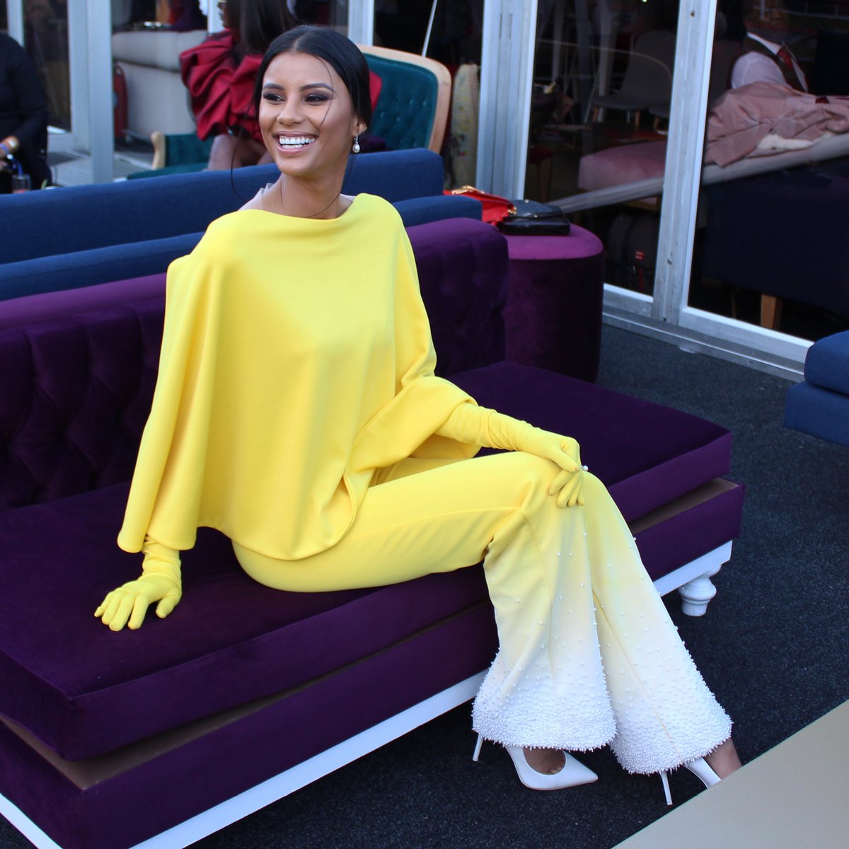 TamarynGreen's tweet photo. "There is not any person who is able to dim the light that shines from a strong woman!"

In love with this @GalluzzieGini ensemble that I wore to the #VDJ2018 today. https://t.co/qO1x7ZWMhJ