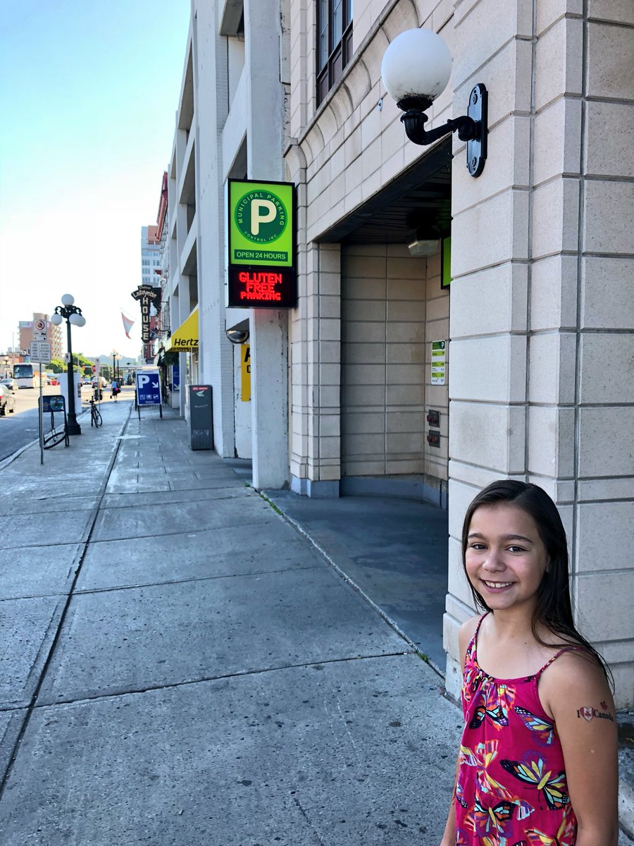 Found some gluten free parking 😂