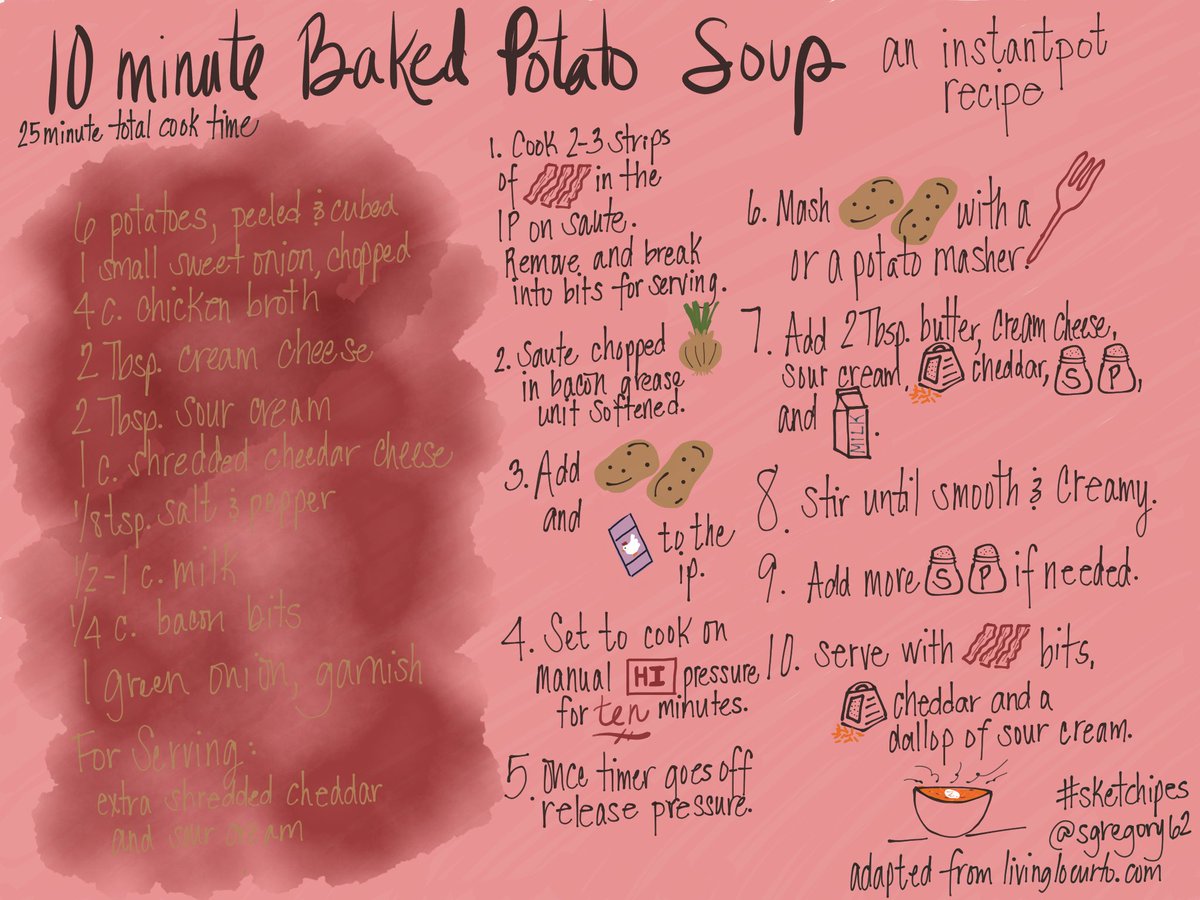 sroble62's tweet image. Another #sketchipe done! #instantpot #fcs365 @mospillman