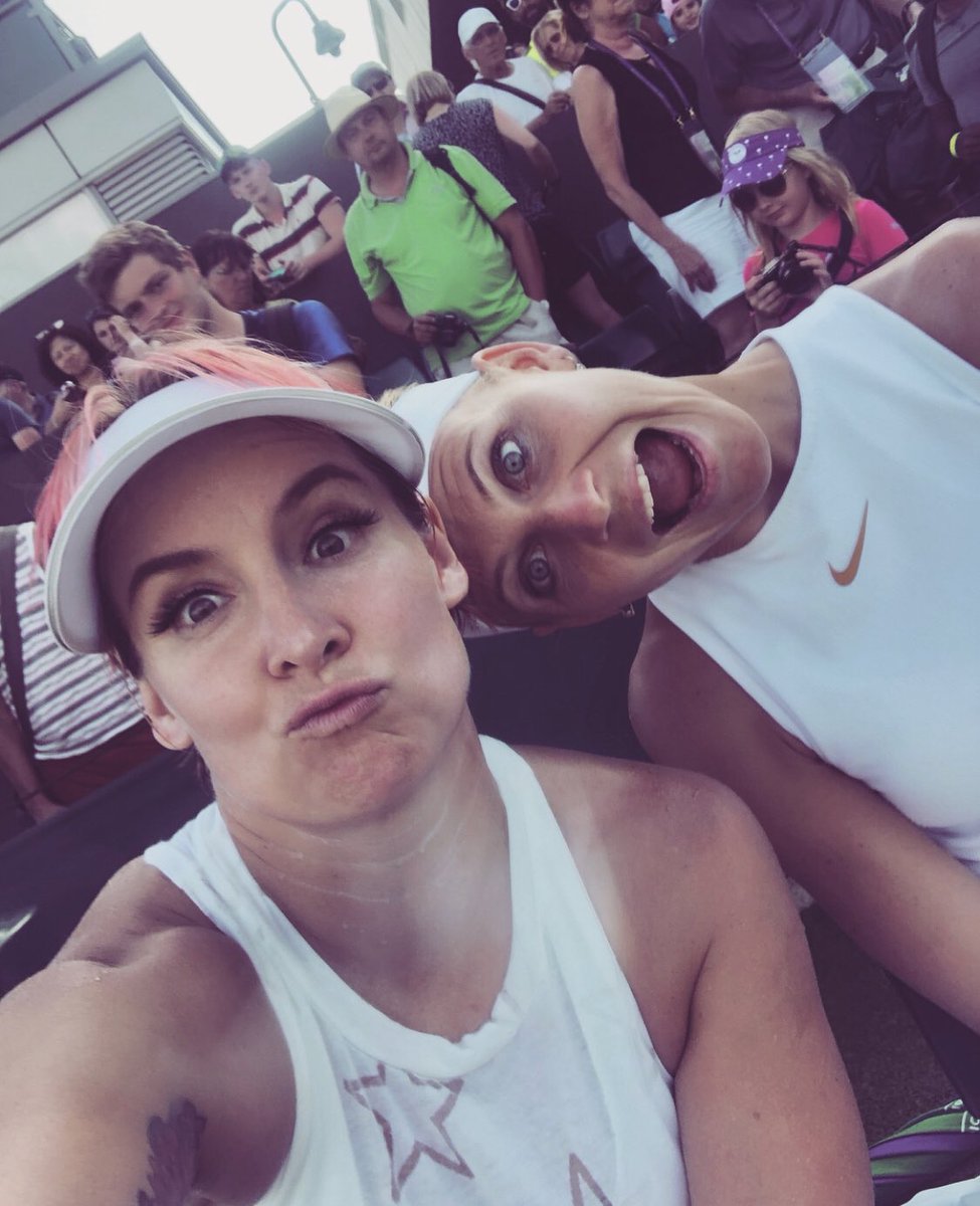 matteksands's tweet photo. Into week 2 here at #Wimby! But first... A progression of selfies 👯♀️ #TeamBucie @lucie.safarova a.k.a my #CzechWall 🇨🇿 🇺🇸 https://t.co/XERaEadnoW