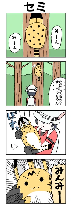 セミ #けものフレンズ #すくすくフレンズ 