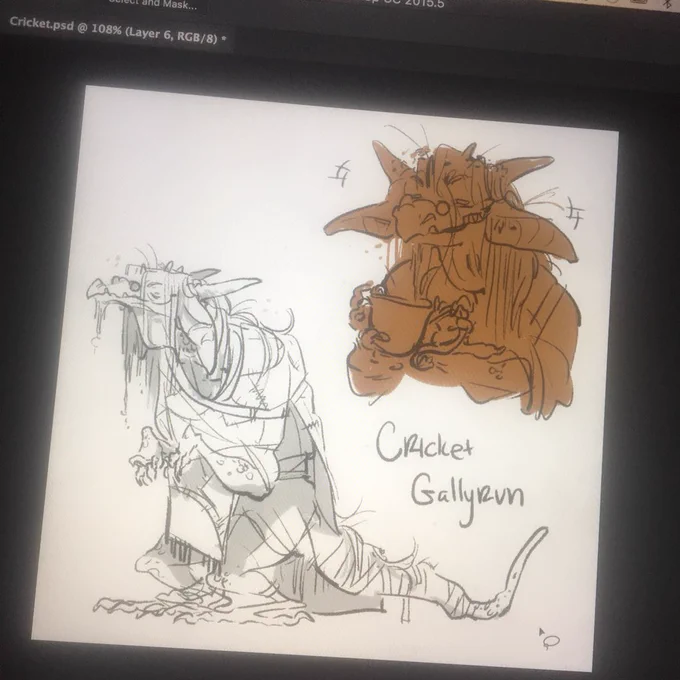he's a lonely, gay, hoarding kobold widow! he makes odd loose-leaf tea and will trade a sleeping-spell book for a fabergé egg! he's your new swampy grandpa! he's Cricket!!! ? (newly revealed NPC wip!) 