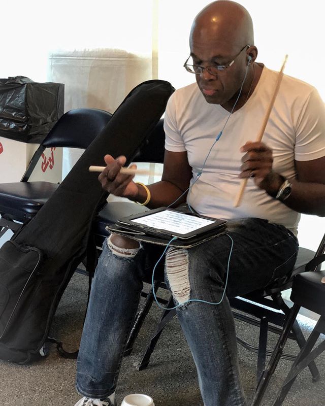 New Instagram photo: Lionel doing some serious shedding before our show in Youngstown OH #jazzfusion #funkytrio #jameshaslip #jefflorber (ift.tt/2zj319p)